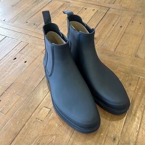 Hunter refined slim fit navy Chelsea boots NWOB